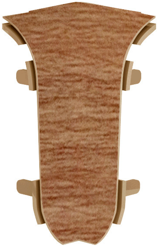 Угол внутр для плинтуса ПВХ 58мм 2шт/уп 5807