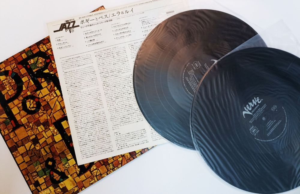 Винтажная виниловая пластинка LP Ella Fitzgerald and Louis Armstrong Porgy and Bess 2LP (Japan 1980)