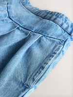 Рубашка и джинсы в комплекте для девочки Next E86-971, Синий, Салатовый