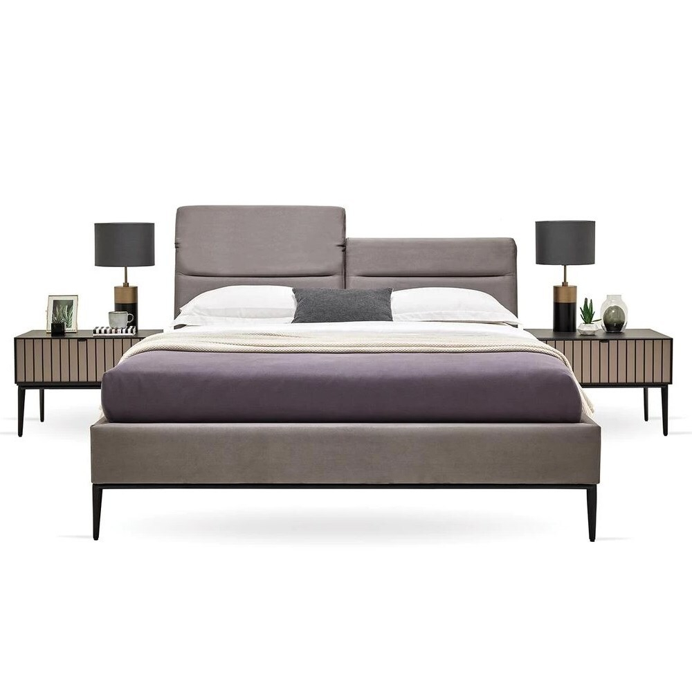 Кровать с изголовьем 200x200 ENZAHOME RIGA EH60823