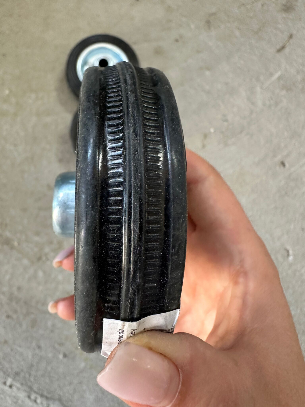 Колесо промышл. поворот.болт креплен.М12 125мм (SCT55)