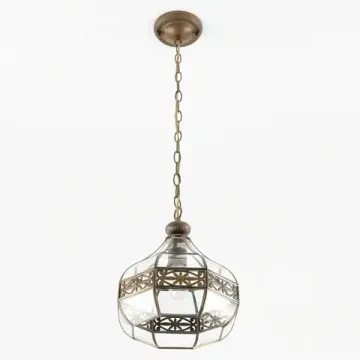 Подвесной светильник 1*E27 CL444210 бронза старая Гера-2 Citilux