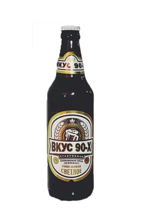 Пиво "Вкус 90х" 0,5л. с/т (20шт., в упаковке)