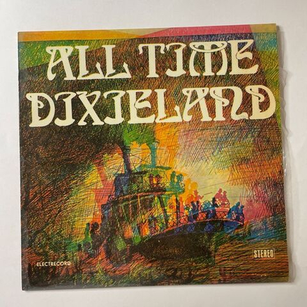 Винтажная виниловая пластинка LP Сборник All Time Dixieland (Румыния 1981)