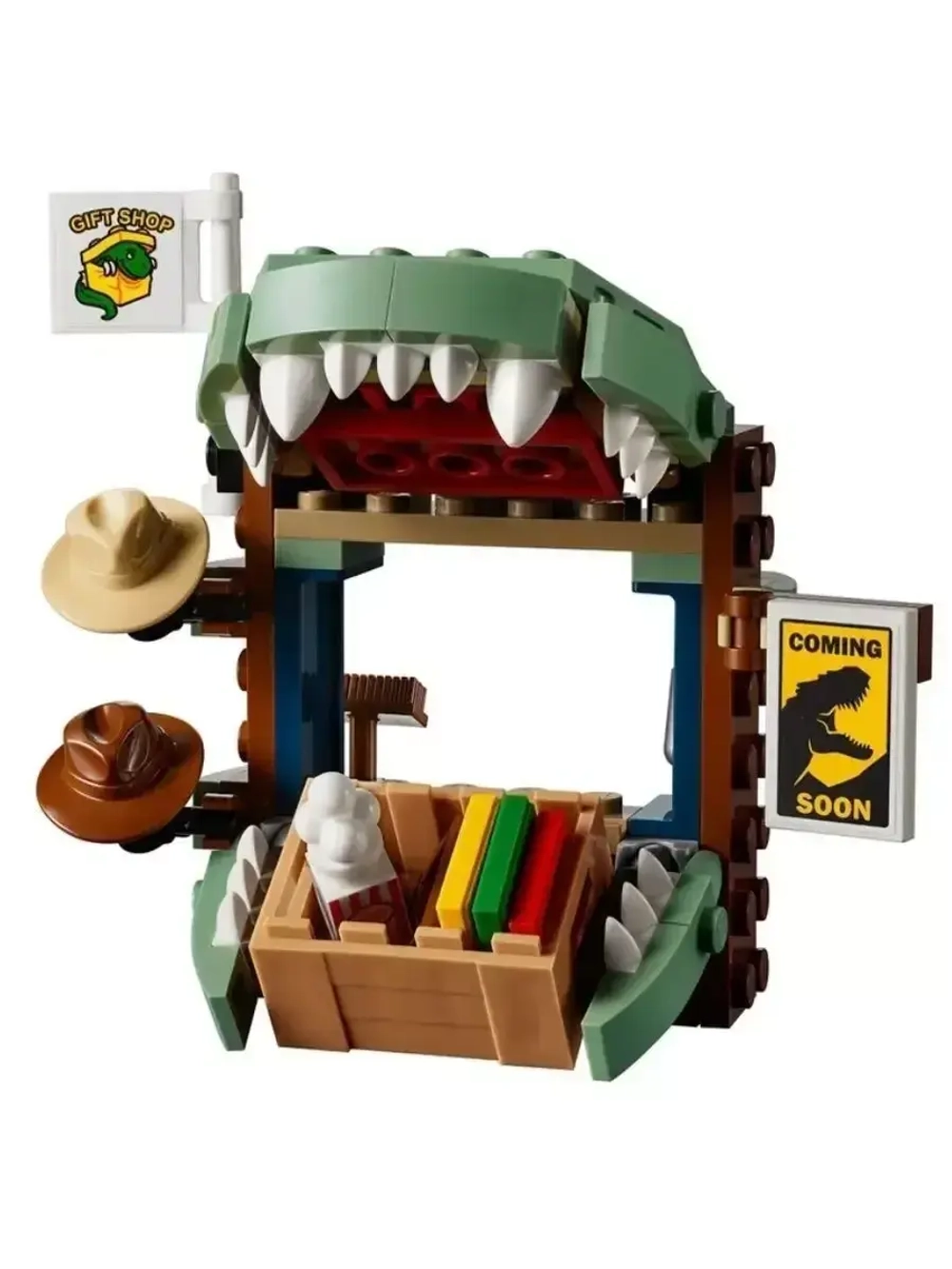 Конструктор Динозавры Побег дилофозавра 184 детали 11334