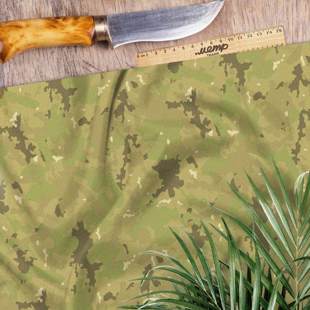 Ткань оксфорд 600 легкий милитари