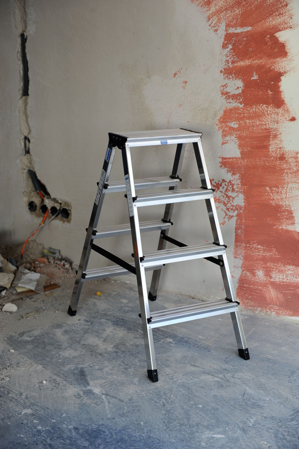 DOPPLO Двусторонняя стремянка, 2 х 4 ступ,2,65 чер (120335)