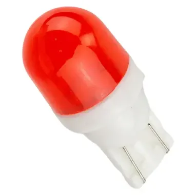 Лампочка светодиодная T10-1W Ceramic 12v красная KING T10-1W Ceramic R