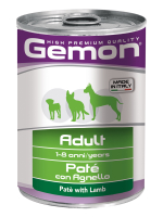 Влажный корм Gemon Dog для взрослых собак, паштет ягненок 400 г