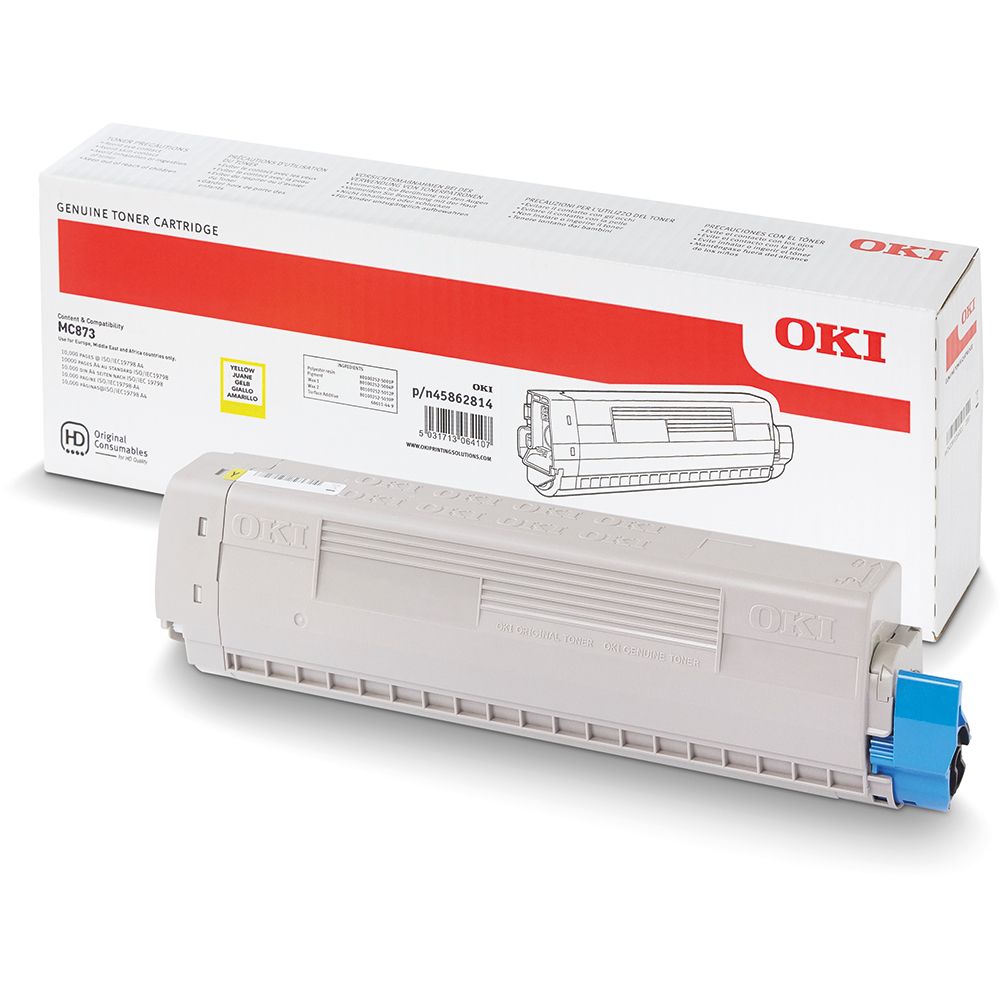 Тонер-картридж Oki MC873/MC883 10K (yellow)