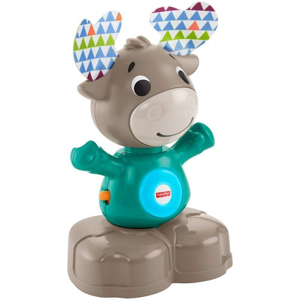 Fisher-Price Linkimals - Интерактивный лось со светом и звуком, вер. ПЛ ГКЦ34