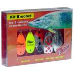 Набор вращ. блесен MEPPS Kit Brochet (5шт/уп) K5BR20015