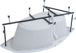 Акриловая ванна Aquanet Capri 160x100 L (с каркасом)