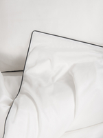 MOON Комплект постельного белья, сатин белый