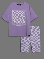 Летний костюм для девочки с велосипедками