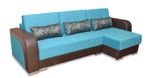 Угловой диван «Байкал» с оттоманкой в ассортименте