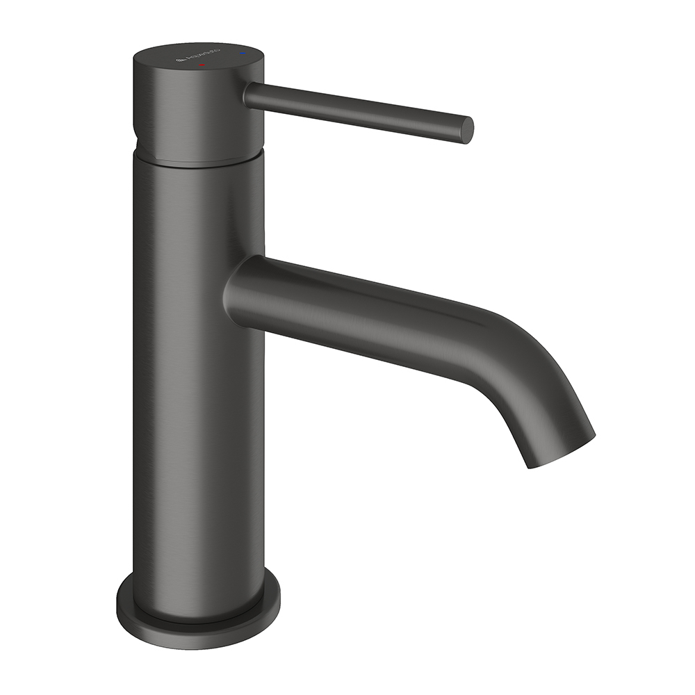 Смеситель для раковины M сталь оружейная AQUEDUTO CANO