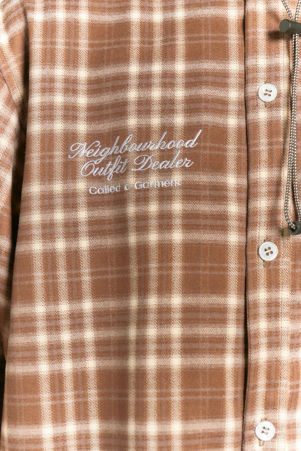 Рубашка Called a Garment Human Flannel Shirt "Brown"