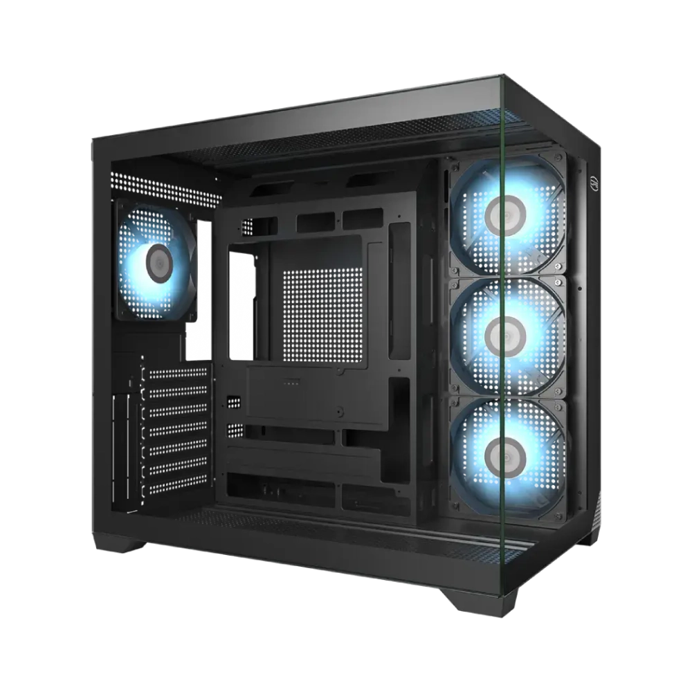 Корпус PCCooler C3T700 ARGB BK ATX/mATX/ITX USB-C USB3.0 USB2.0 Black