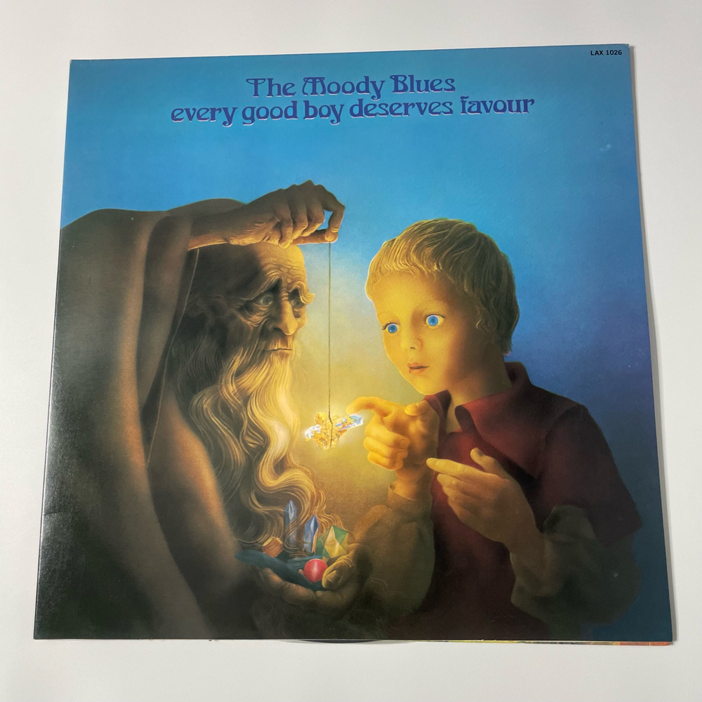 Винтажная виниловая пластинка LP The Moody Blues Every Good Boy Deserves Favour (Япония 1978) (Без Оби)
