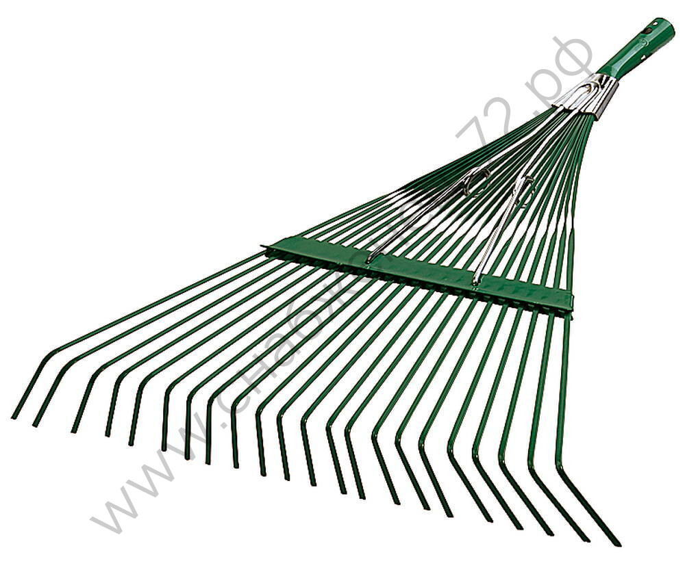 RACO 550 мм, 22 плоских зубца, ЛКМ покрытие, веерные грабли (4231-53/740)