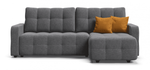 Угловой диван Денди Рогожка Мальмо серый