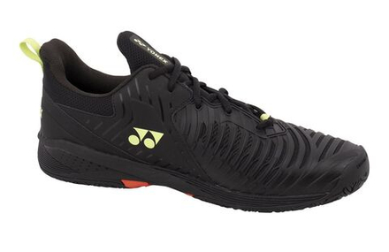 Мужские кроссовки теннисные Yonex Power Cushion Sonicage 3 - черный, зеленый