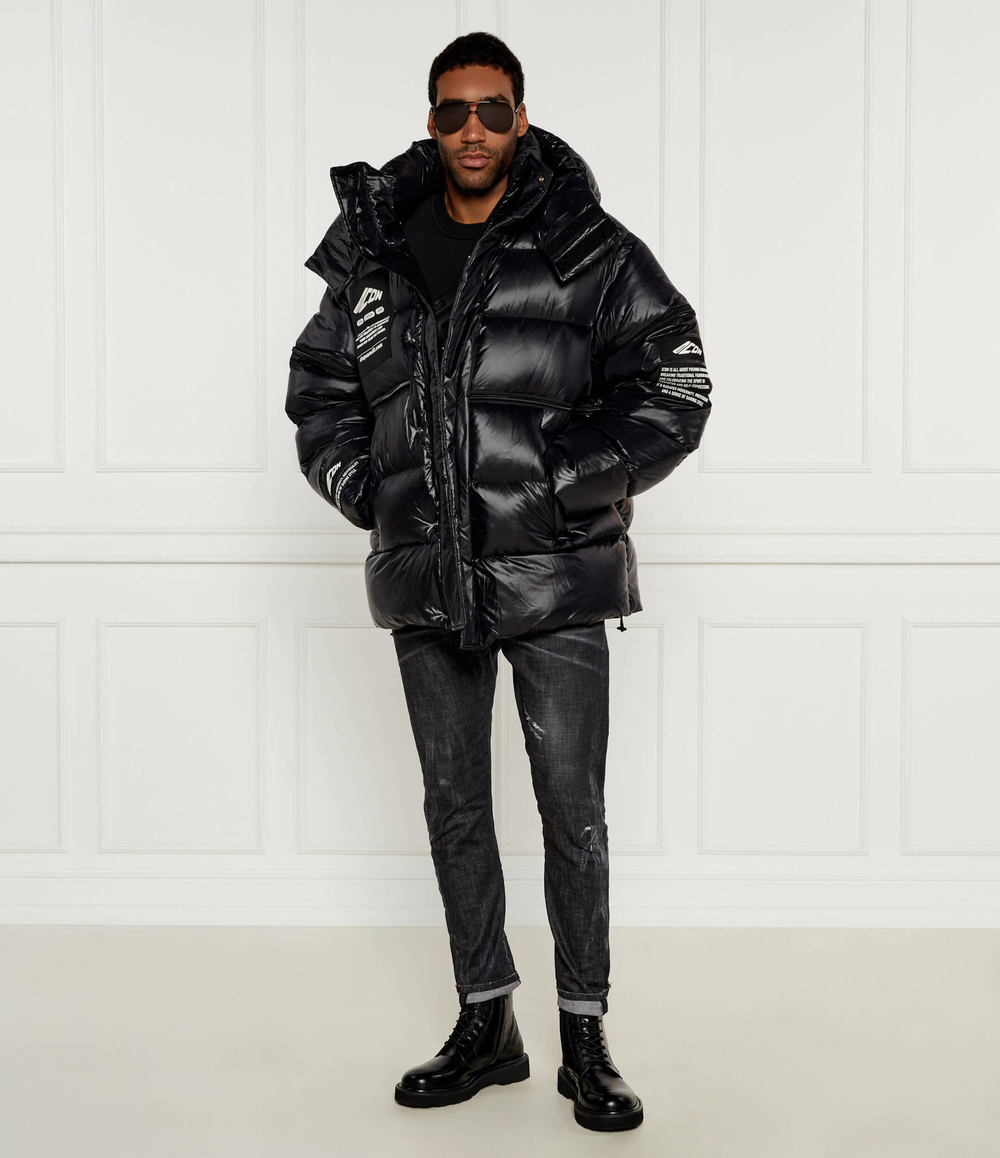 Пуховая куртка 2в1 Dsquared2 - черный(S79AM0063 S60518)