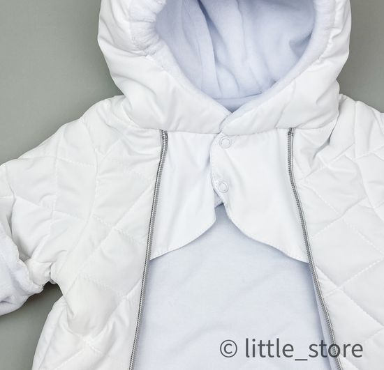 Комбинезон демисезонный "Коди" Белоснежный