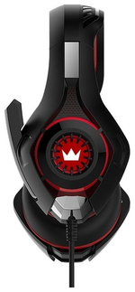 Наушники CROWN CMGH-102T черный-красный