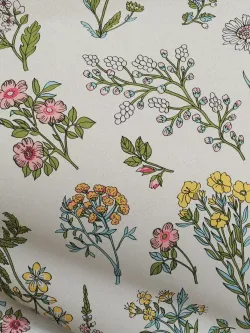 Постельное белье "Botany" семейное наволочки 50х70 2шт Простынь на резинке 160х200 см Пододеяльник 145х215 см(2шт) Сказка сатин