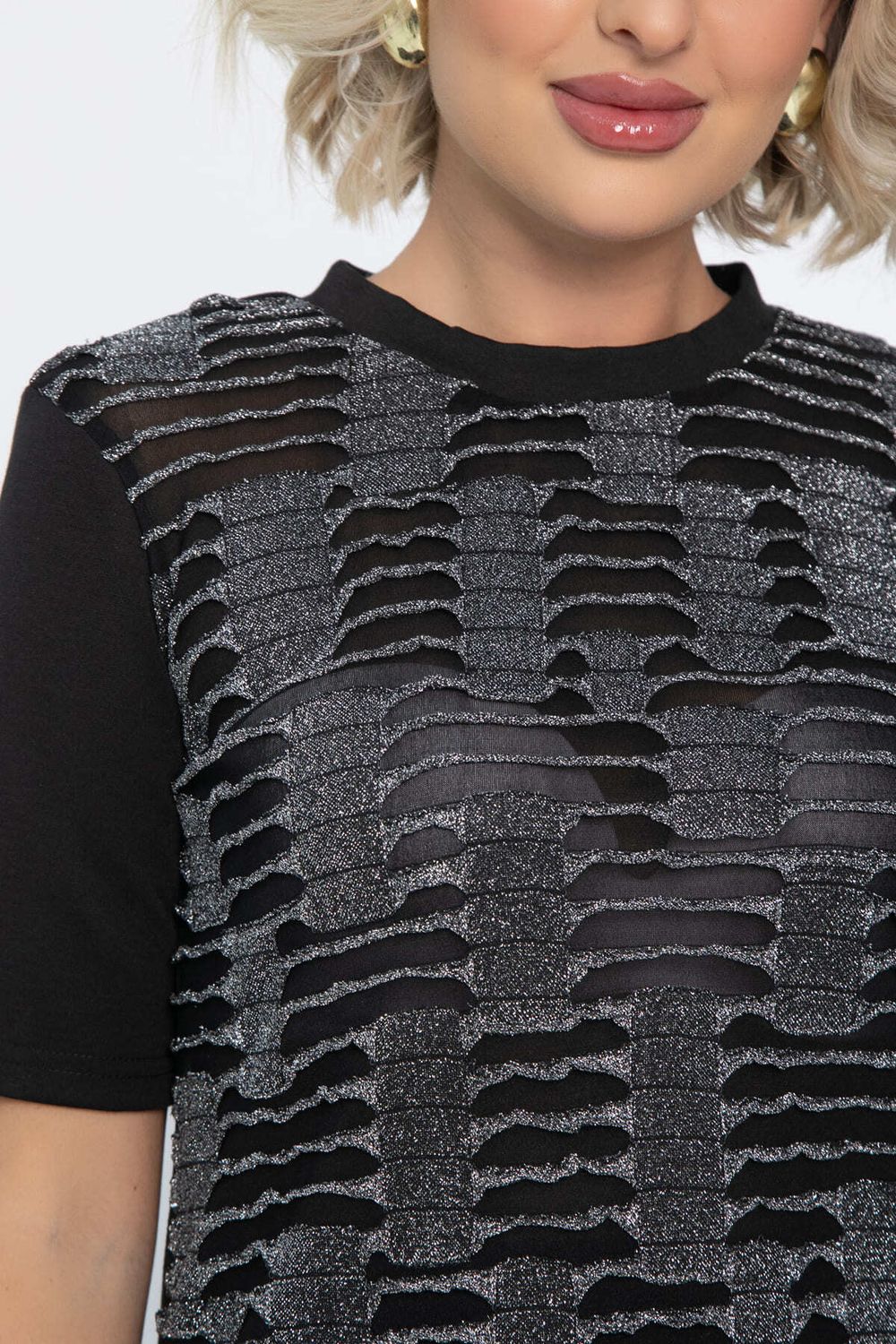 Футболка Мириам (черная) Б14811-10М LT Collection