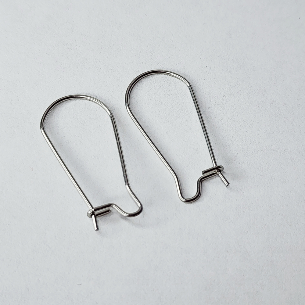 Ювелирные швензы, сталь, размер 25мм, цена за пару