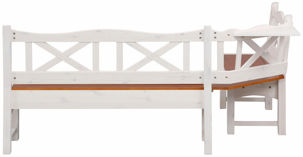 стол обеденный 120х80 и скамья, для сада, кухни, дачи, для террасы деревянный