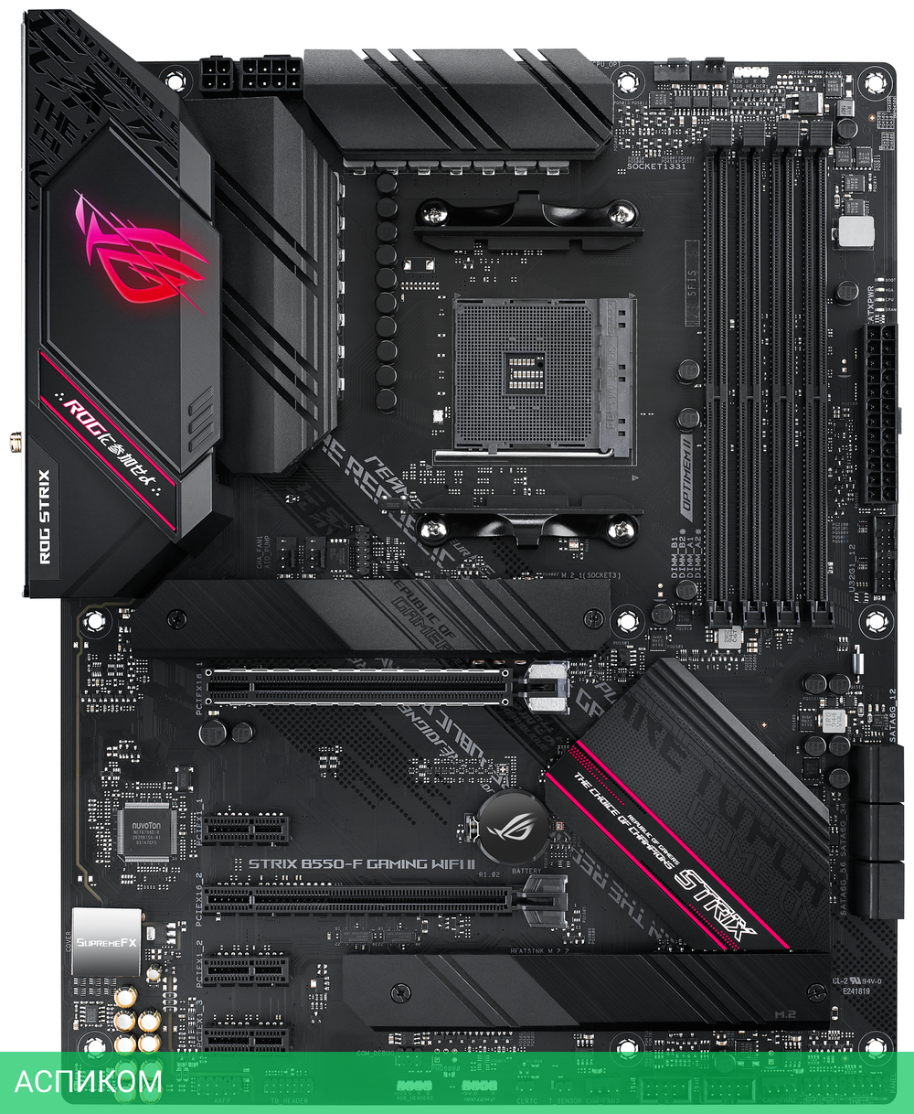 Материнская плата ASUS Rog Strix B550-F Gaming WiFi II (90MB19V0-M0EAY0)