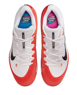 Мужские кроссовки теннисные Nike Zoom Vapor 12 HC Premium - sail/turf orange/black