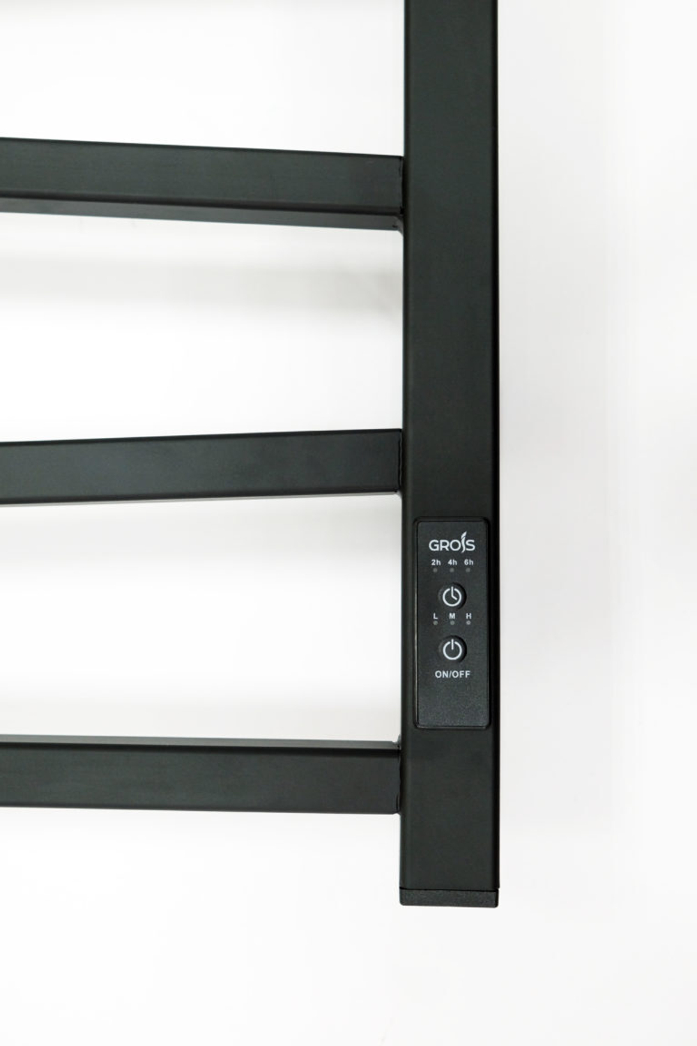 Полотенцесушитель электр. ZIGZAG GR-103 500х800 П8 black mat R