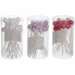 Шпильки для волос в тубе 20шт «Hair Beauty», классика, микс 4 цвета, d-0.8см