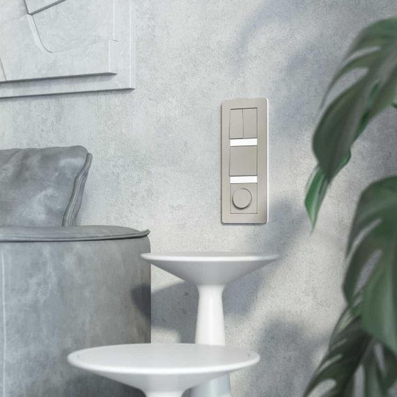 Выключатель одноклавишный (дымчатый) W1210004/ a069447