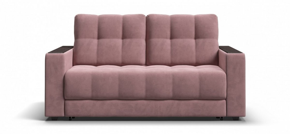 Диван Босс двухместный Велюр Монолит роуз