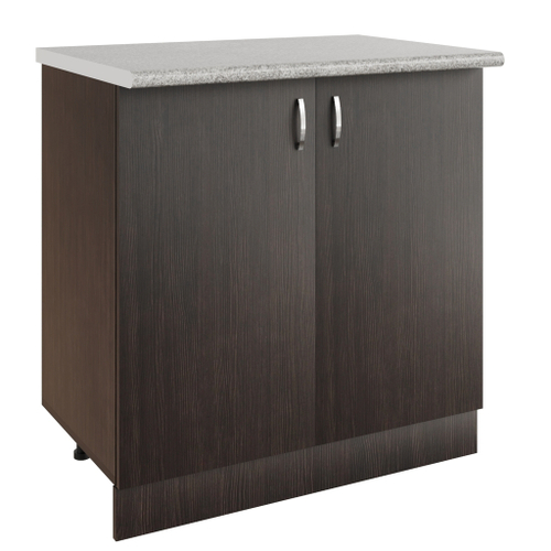 Стол разделочный 80 венге, столешница гранит пёстрый