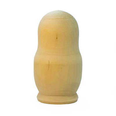 Матрешка 120*d65мм цельно точенная, деревянная заготовка, набор 2шт