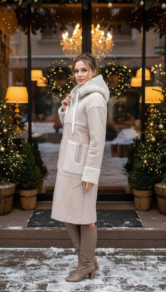 Дубленка 50336353 Fabrika