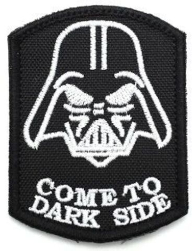Патч Дарк Сайд Come to dark side (7.8 х 5.8 см)