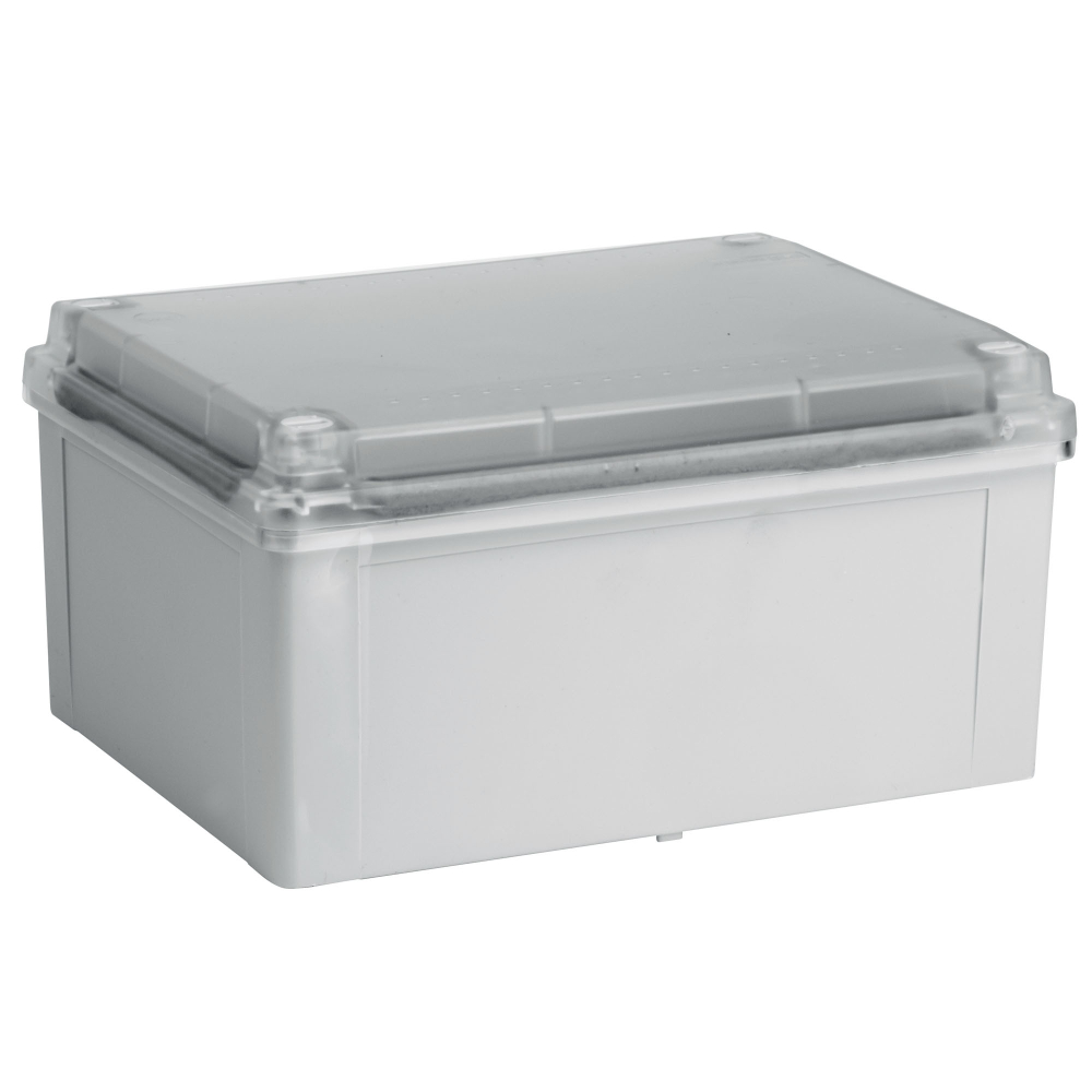 Коробка ответвит. с гладкими стенками и матовой крышкой, IP56,190х140х70мм