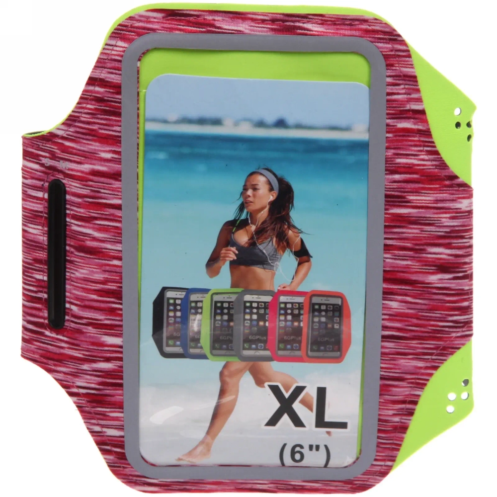 Чехол спортивный для телефона на руку «Victory» (для телефона 6»), микс