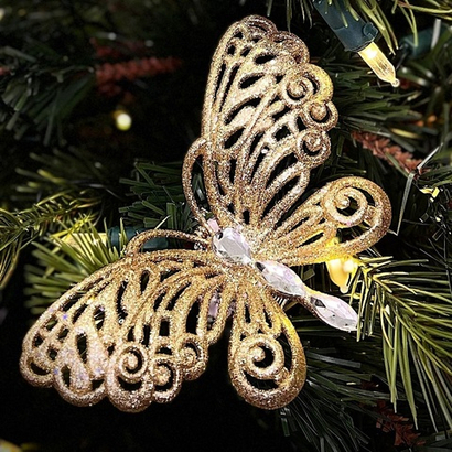 Бабочка, украшение на ёлку