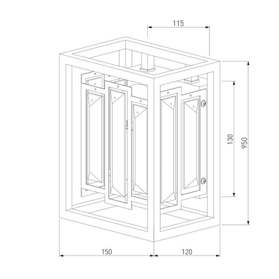 Настенный светильник Bogates Cella 377/1 Strotskis