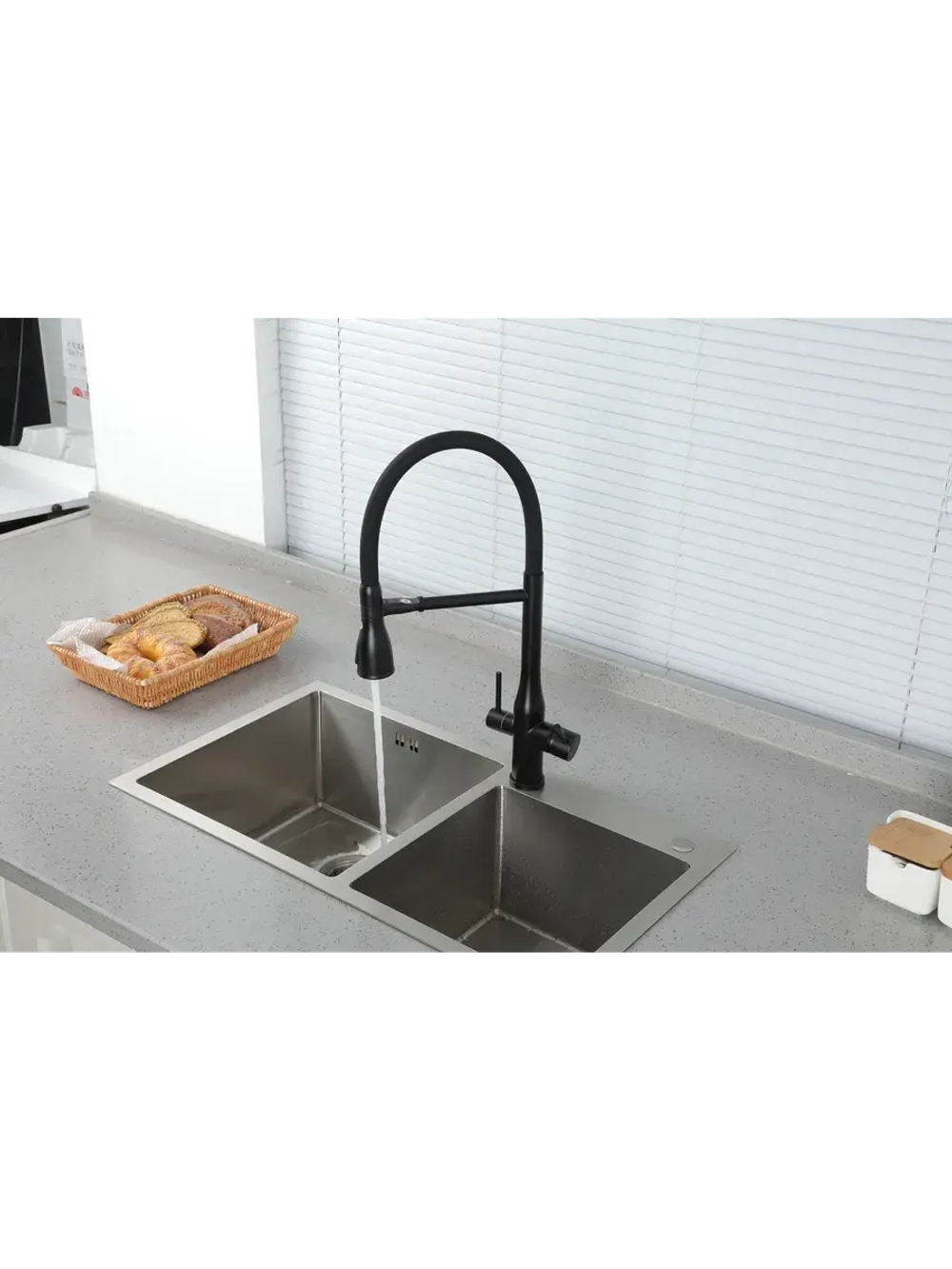 Смеситель для кухни с подключением к фильтру Gappo G4399-76