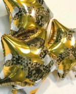 Шар (21"/53 см) Звезда, Камуфляж, Эклектика 1 шт.